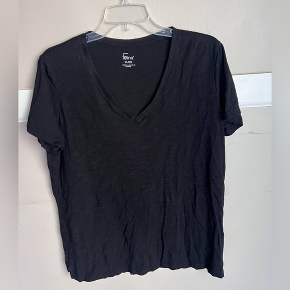 Felina Black Crew Neck Tee Size XL - Picture 1 of 3